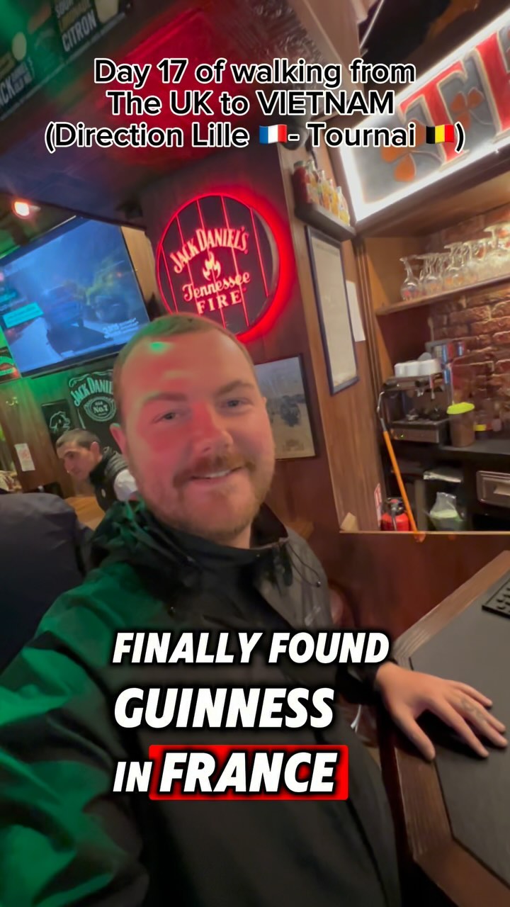 On my last day in France, I found Guinness! 
#uktovietnam #chubbytrekka #lukedeakin