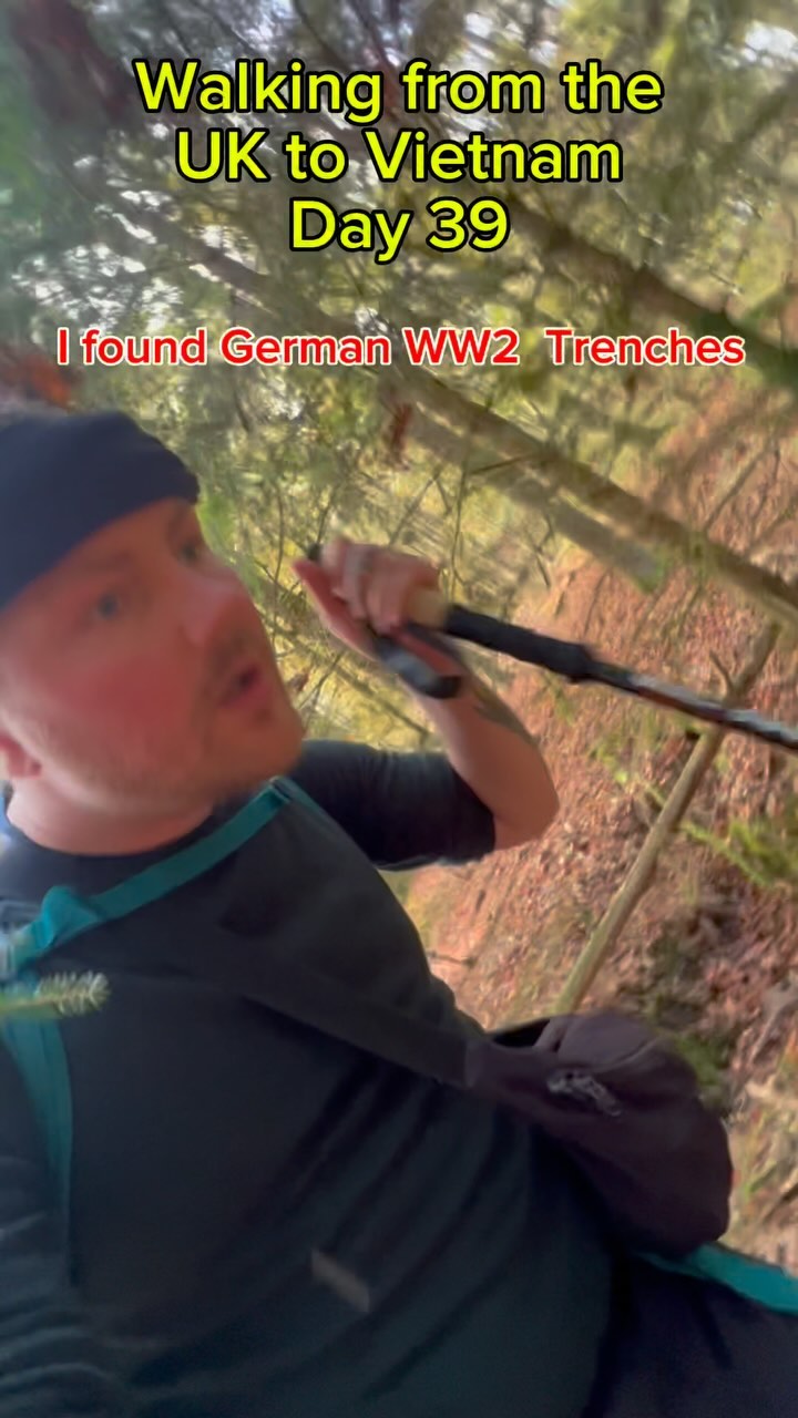 I didn’t expect to find this today 🇩🇪 #uktovietnam #chubbytrekka #lukedeakin #ww2