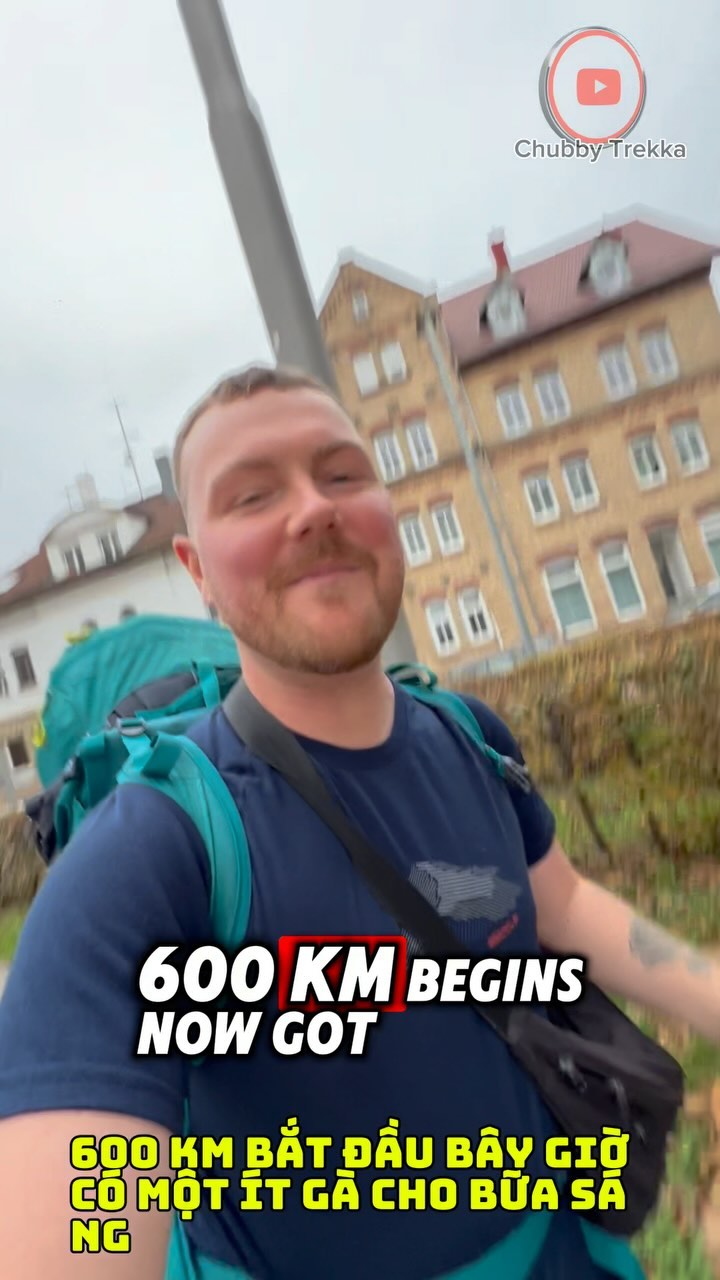 Day 46 completed - 38KM ✅ Walked into the night, found a quiet spot to sleep for a few hours before carrying on tomorrow. It was pretty cold out there last night but my @mountainwarehouse sleeping bag actually kept me pretty warm! 😄
I’ve started the next leg of the journey. 600km to Vienna! 🇦🇹
#uktovietnam #chubbytrekka #lukedeakin #vietnam #halloween #stuttgart #vienna