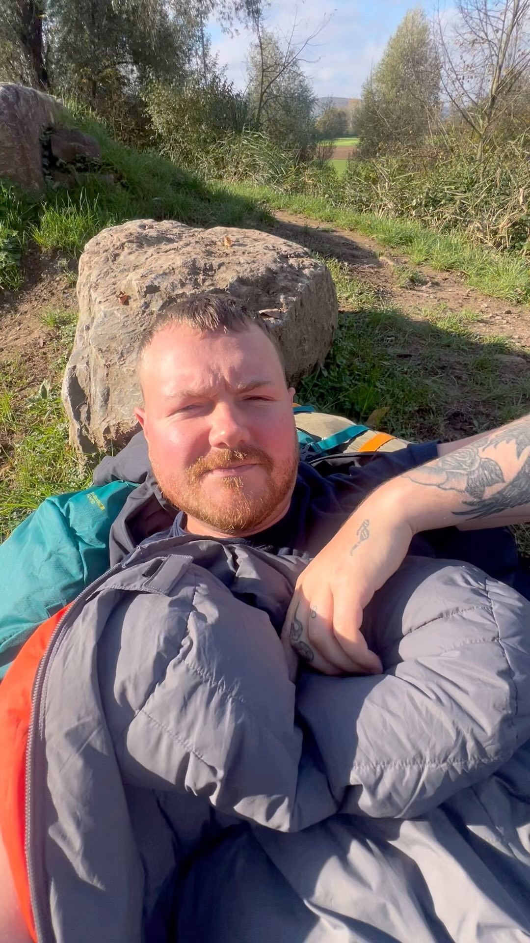 Day 47 fully underway 🙌
Aiming for a monstrous 48km today! 
#letsgo #chubbytrekka #uktovietnam #lukedeakin 
🇩🇪➡️🇦🇹